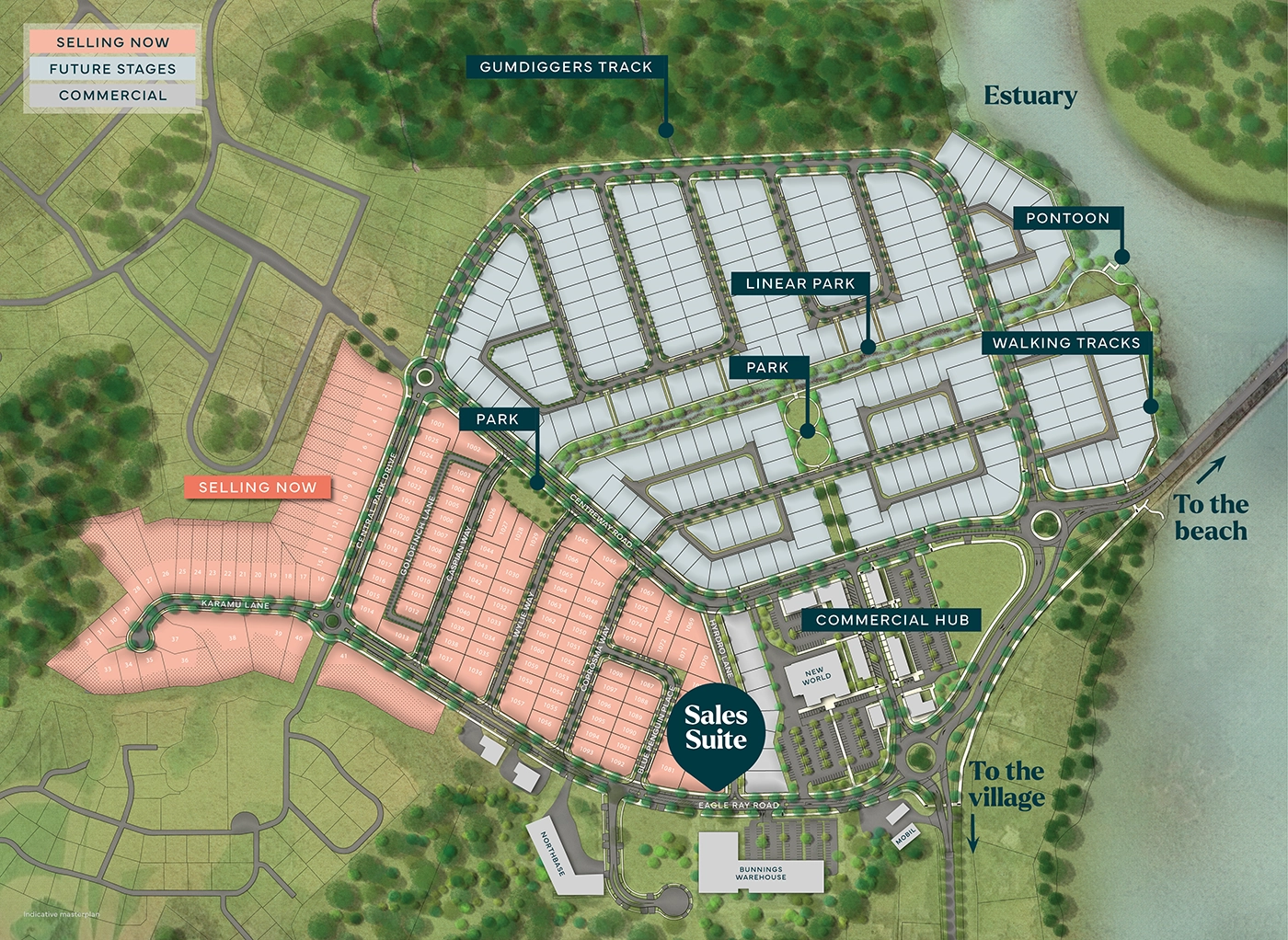 MAN0006 Masterplan Map with road names (1) Mangawhai Central Masterplan